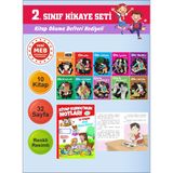 2.Sınıflar İçin Okumayı Sevdiren 10 Lu Hikaye Seti 6 (Kitap Okuma Defteri Hediyeli)