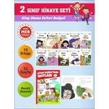 2.Sınıflar İçin Okumayı Sevdiren 10 Lu Hikaye Seti 8 (Kitap Okuma Defteri Hediyeli)