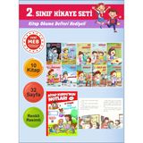 2.Sınıflar İçin Okumayı Sevdiren 10 Lu Hikaye Seti (Kitap Okuma Defteri Hediyeli)