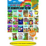 2.sınıflar Için Rengarenk 22'li Hikaye Kitabı Seti+Değerlendirme Test Kitapçığ