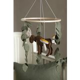 2 Stories Ren Deer Baby Mobile, Yılbaşı Dönence Modeli, Ren Geyiği, Bebek Odası Dekorasyonu