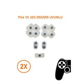 2 Takım Ps4 V3 Jds 050 055 Kollar İle Uyumlu İç Lastik Takımı