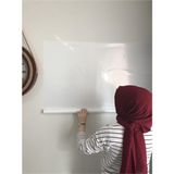 2 Tane 60X100 Beyaz Statik Akıllı Kağıt Yazı Tahtası Duvar,cama, Tahtaya Uygulanır Yapışkan - Çok Renkli