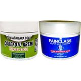 2 Tane Çörek Otu Kremi Orta Boy 100 ml Krem + 2 Tane Painclass Kuıyruk Yağı Kremi 100 ml / Sırt Bel Kas Diz Dirsek Iskelet Agrilarina Masaj Seti - 1Paket