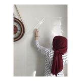2 Tane Şeffaf Akıllı Kağıt Tahta Yazı Tahtası 120x300 cm Şeffaf