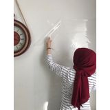 2 Tane Şeffaf Akıllı Kağıt Tahta Yazı Tahtası 90X120 Cm + Kalem