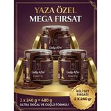 2 x 240 gr Anzeli Lady Gold Fly Ballı Polenli Ginsengli Multivitamin Mesir Macunu - 2'li