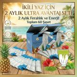 2 x 30 Matcha Çayı Çilek Aromalı - 60 Adet Giritli Metin Efendi - 60 adet ( 60 Şaset )
