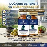 2 x 50 ml Herbal Prostabor Procaps Bor Forte Erkek Destek Damla - Mix Kabak Çekirdeği Yağı Karışımı - 50 - 100 gr