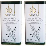 2 x 5LT Pir 5000 ml Erken Hasat Sızma Zeytinyağı - 10 lt