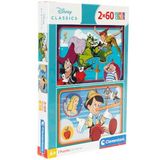 2 x 60 Parça Supercolor Puzzle: Disney Classic