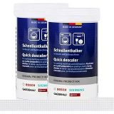 2 x BSH Schnellentkalker 250 g – çamaşır-ve bulaşık makinesi için, kireç çözücü