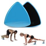 2 x çift taraflı kaydırma diski, egzersiz regülatörü, temel kontrol, Ultimate Trainer fitness, ev spor salonu, karın ve toplam tüm vücut egzersiz ekipmanı, kayar ve kaygan egzersizler, mavi