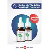 2 x Plus+B Damla -Kedi Için Biotin ve Çinko Içeren Tüy Döküm Önleyici Multivitaminli Plus+B Damla – 50 ml - 100 ml