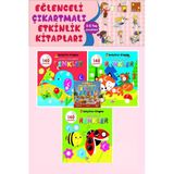 2 Yaş Ve Üzeri Şirin Geliştirici Kitaplar Seti (3 Kitap)- 140 Çıkartmalı