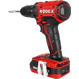 2 Yıl RDX3375 Şarjlı Matkap 21V/2,0AH 10MM. 35NM 18+1 Çantalı Darbesiz 20 Volt 2.5 - 2.9 Ah 2