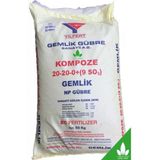 20 20 0 Kompoze Gübre 20 Kg Bölünmüş Ambalajda Gönderilecektir