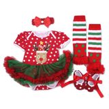20 "-23" Yeniden Doğmuş Bebek Kırmızı Tutu Elbise 4 Adet/Takım için Bebek Giysileri Kıyafeti