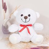 20-25 cm Papyonlu Pelüş Ayıcık, 20 cm Teddy Bear, Yumuşak Ayıcık, Sevgiliye Hediye,Ayı Teddy,Peluş,Plush Toys,Oturan ayı,Ofis Hediyesi,Renkli (Beyaz)