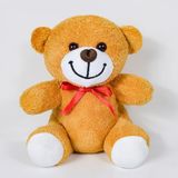 20-25 cm Papyonlu Pelüş Ayıcık, Yumuşak Sevgiliye Hediye,Teddy,Plush Toys,Oturan ayı,Ofis Hediyesi,Renkli Ayıcık (kahve)