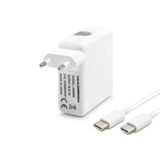 20.3V 3A 61W Laptop Adaptörü - Type-C - Apple Asus Dell Uyumlu - Beyaz Hd8898