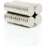 20 Adet 10x3 mm Yuvarlak Güçlü Neodyum Mıknatıs (Çap 10 mm Kalınlık 3 mm)