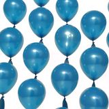 20 Adet 12 İnç 30 Cm Metalik Mavi Balon Doğum Günü Süsleme