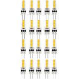 20 Adet 1,5W 220V G4 Duy Led Kapsül Avize Ampulü 6500K Beyaz Işık KES006