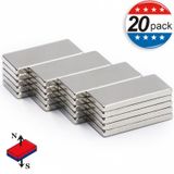20 Adet 20Mm X 10Mm X 2Mm Köşeli Süper Güçlü Neodyum Mıknatıs