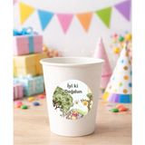 20 Adet 4 cm Winnie The Pooh Yuvarlak Happy Birthday Doğum Günün Kutlu Olsun Sticker Çıkartma Etiket