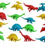 20 Adet 4 Farklı Renk Dinazor Seti Plastik Dinozor Oyuncak