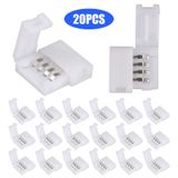 20 Adet 5050 Rgb 4 Pin 3 Çipli Rgb Şerit Led Ekleme Aparatı