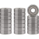 20 Adet 608ZZ Çift Metal Conta Rulmanları 8X22X7 Mm, Önceden Yağlanmış ve Stabil Performans ve Maliyet Etkili, Derin Yivli Bilyalı Rulmanlar.