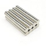 20 Adet 8x2mm Yuvarlak Güçlü Neodyum Mıknatıs (Çap 8 mm Kalınlık 2 mm)