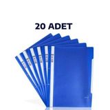 20 Adet A4 Mavi Telli Dosya Ekonomik Kaliteli