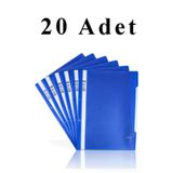 20 Adet A4 Mavi Telli Dosya Ofis Büro Okul