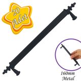 20 Adet Erciyes Kulp Siyah 160 Mm Kulp Mobilya Mutfak Dolabi Cekmece Dolap Kapak Kulpu Kulbu Metal Kulplari