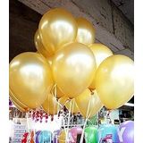 20 Adet Gold (Altın Sarısı) Metalik Uçan Özellikli Balon