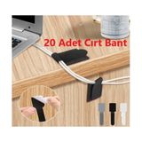 20 Adet Kendinden Yapışkanlı Cırt Cırtlı Bant (4887) Midastech