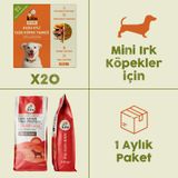 20 Adet Kito Fresh Kuzu Etli Köpek Yemeği %100 Taze İçerikli Mama + 2,5 kg Yetişkin Mini Irk Köpek Maması