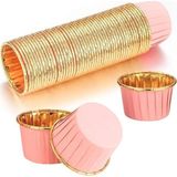 20 Adet Mini Muffin ve Cupcake Kalıbı – Yapışmaz Tek Kullanımlık Kağıt Kek Kalıbı, Isıy - Genel - 26 x 26 x 7 cm