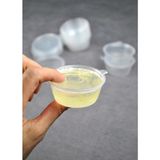 20 Adet Sızdırmaz 40 ml Mini Plastik Saklama Kabı Sosluk Buzluk Kabı, Et Suyu, Kemik Suyu, Sos Kabı