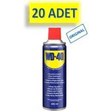 20 Adet Wd-40 Çok Amaçlı Sıvı, Yağ Çözücü, Pas Sökücü, Temizleyici ve Koruyucu Bakım Spreyi 400 ml