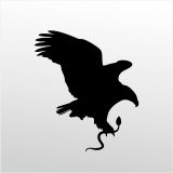 20 cm Kartal Folyo Sticker