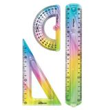 20 Cm Kırılmaz Esnek Cetvel Takımı 3 Lü Set