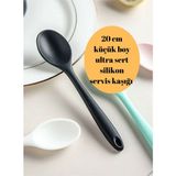 20 cm Küçük Boy Silikon Ultra Sert Uçlu Servis Kaşığı