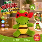 20 CM Ninja Peluş Oyuncak Yumuşak Dokulu Sevimli Kaplumbağa Peluş