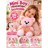 20 Cm Pembe Pelüş Ayıcık Yumuşak Oyuncak Sevimli Ayı Çocuk Oyuncağı Yumuşak Pelüş Oyun Arkadaşı Mini