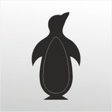 20 cm Penguen Folyo Sticker