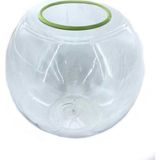20 cm Plastik Yuvarlak Fanus – Şeffaf, Hafif ve Dayanıklı